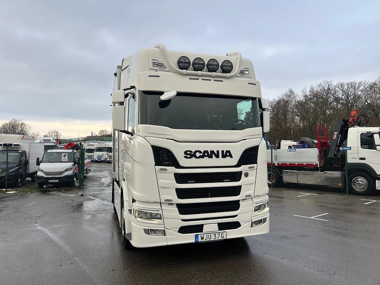 Scania R450 4x2 TMA Bil Skåp MaxiSign Online & Verdegro 2021 - Skåp