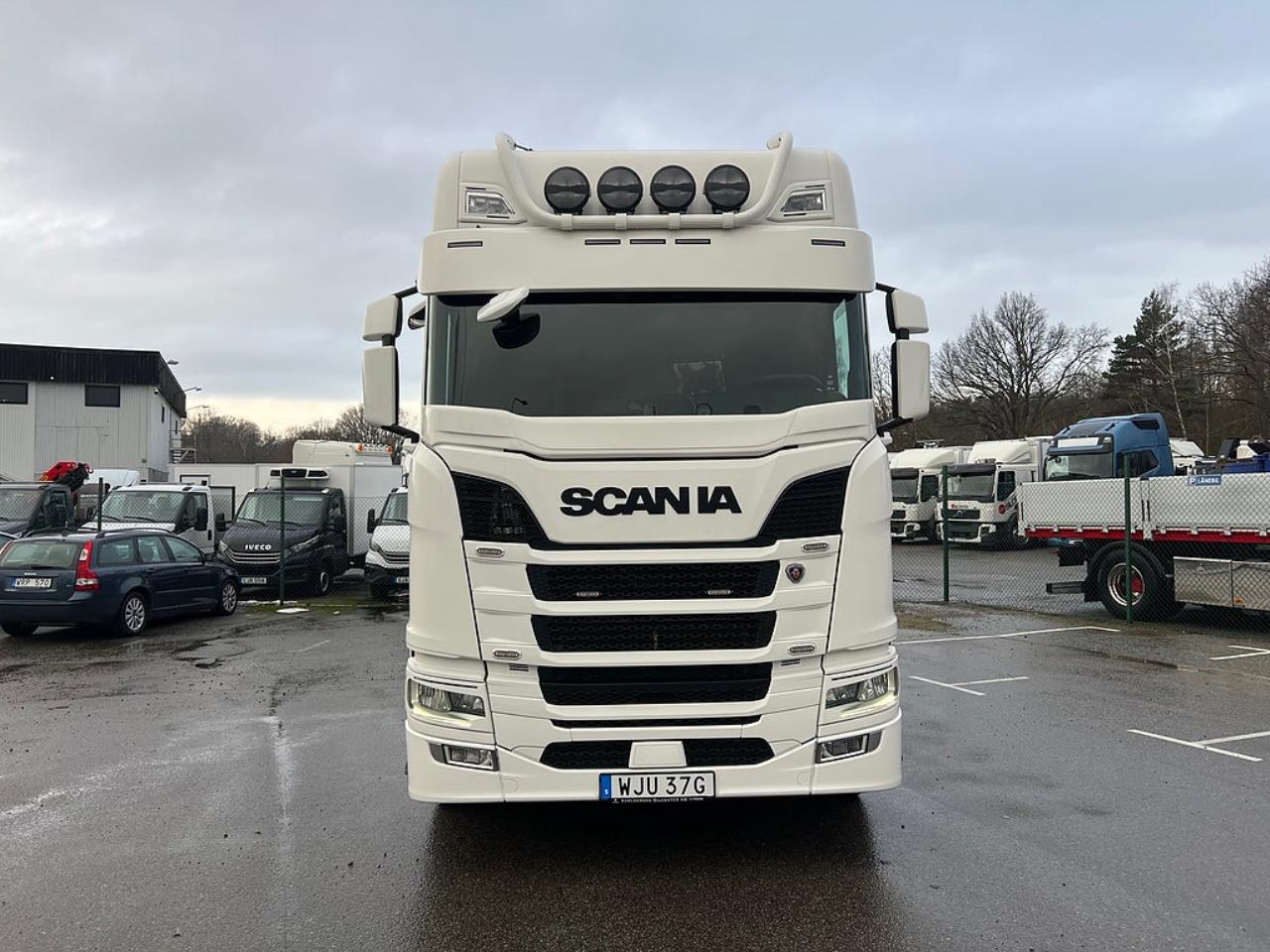 Scania R450 4x2 TMA Bil Skåp MaxiSign Online & Verdegro 2021 - Skåp