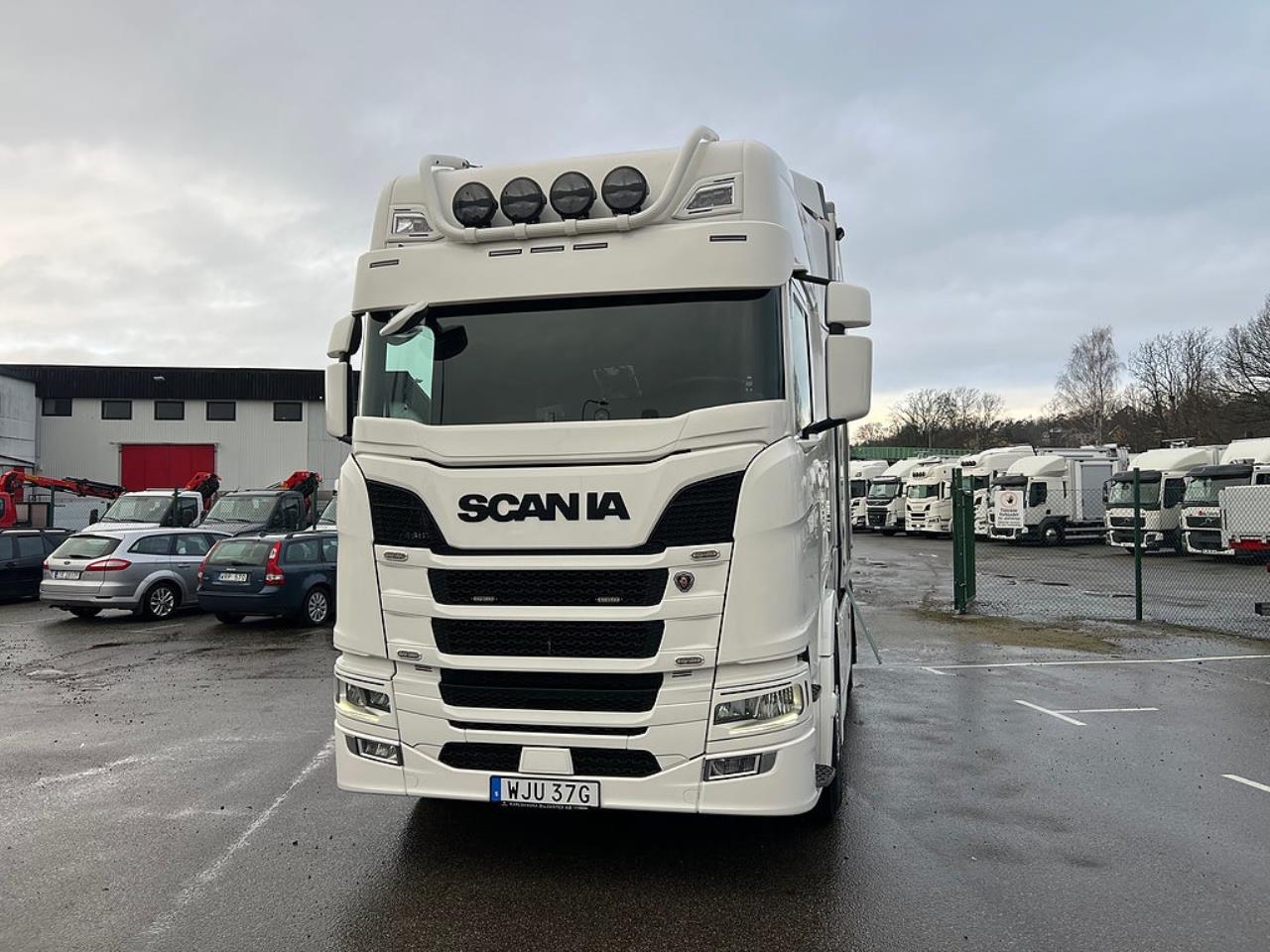 Scania R450 4x2 TMA Bil Skåp MaxiSign Online & Verdegro 2021 - Skåp