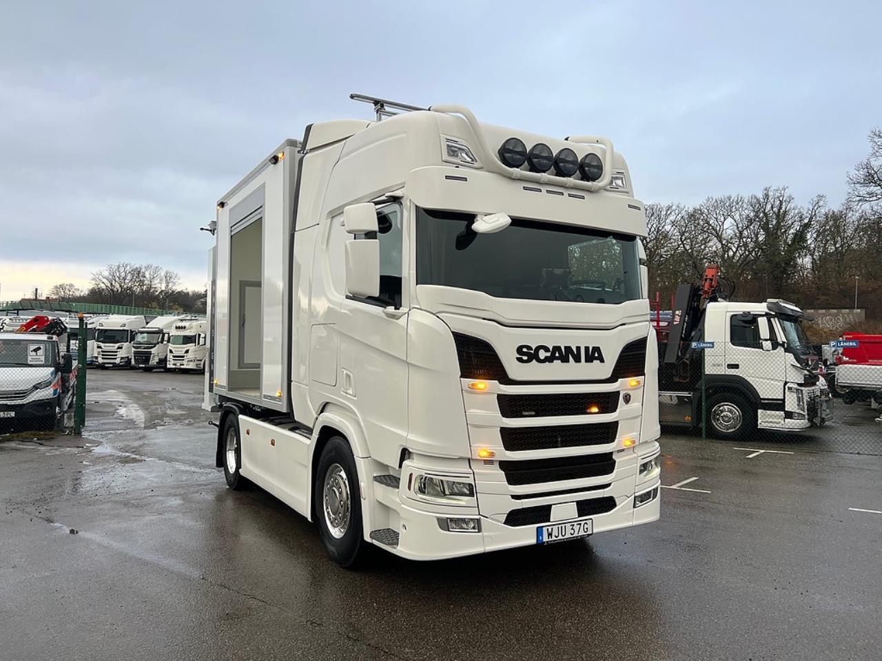 Scania R450 4x2 TMA Bil Skåp MaxiSign Online & Verdegro 2021 - Skåp