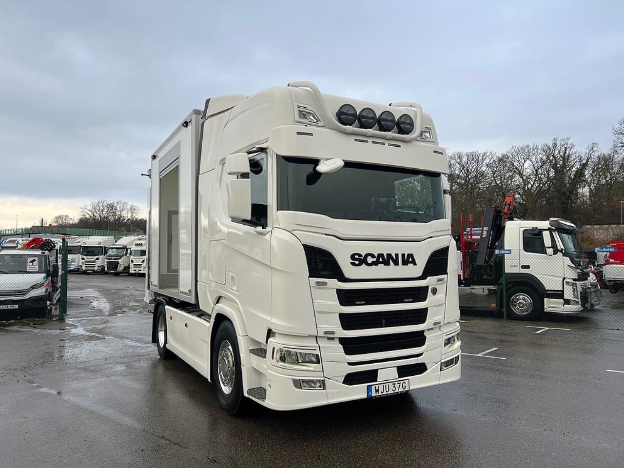 Scania R450 4x2 TMA Bil Skåp MaxiSign Online & Verdegro 2021 - Skåp