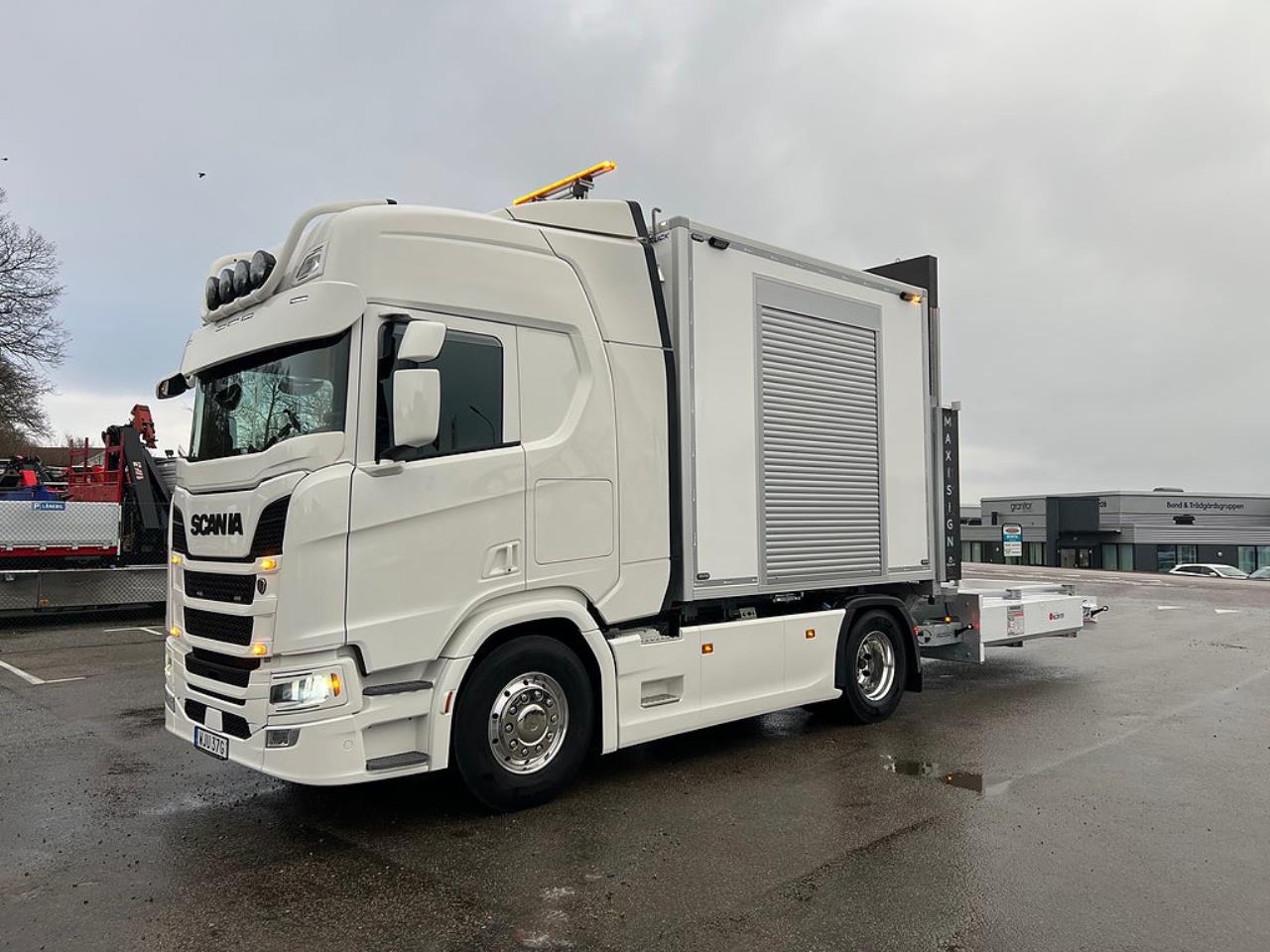 Scania R450 4x2 TMA Bil Skåp MaxiSign Online & Verdegro 2021 - Skåp