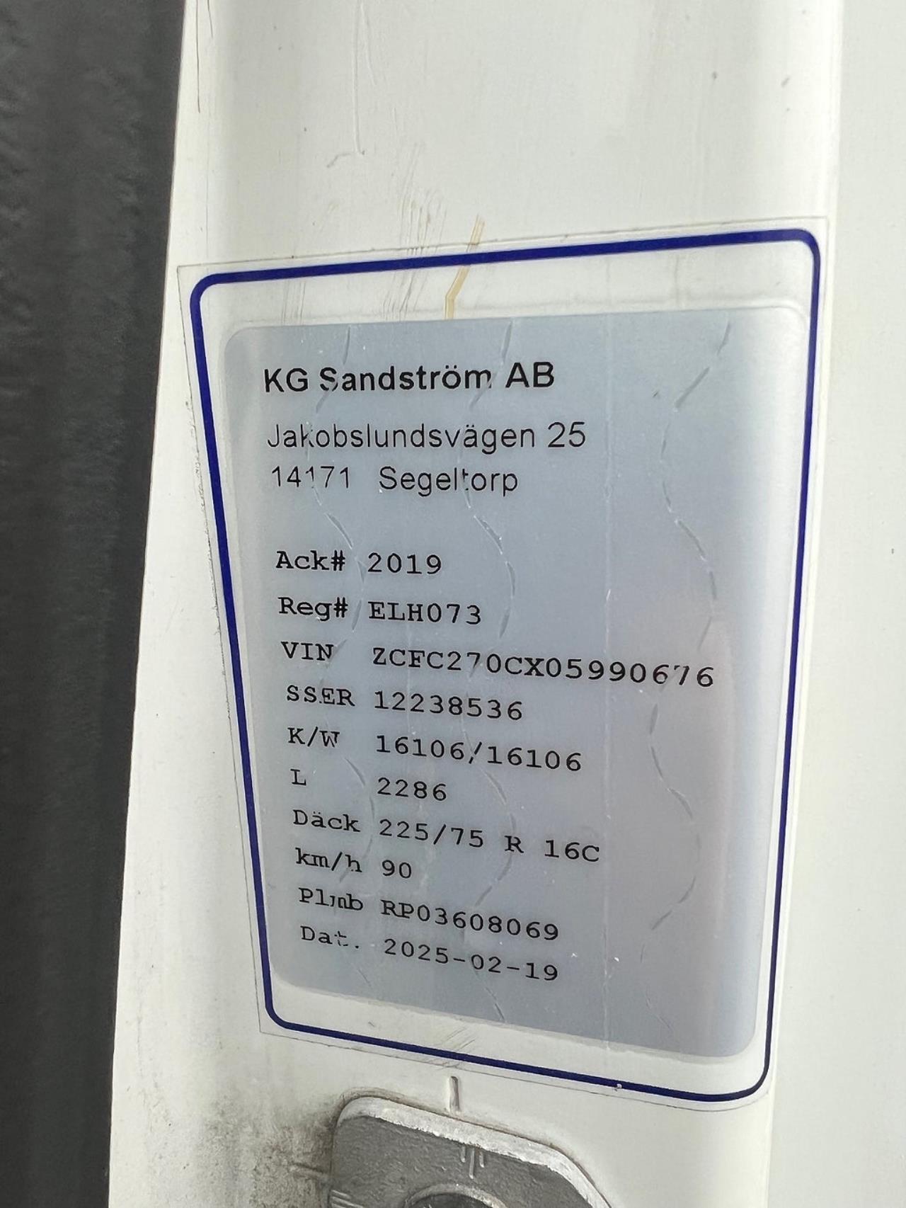 Iveco Daily 70C17 4x2 Flakbil Euro 6 2014 - Övrigt