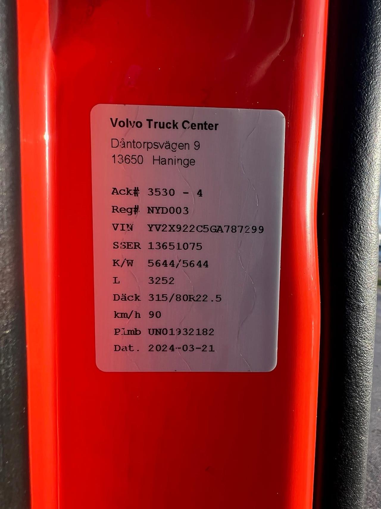 Volvo FM 370 6x2*4 Kranbil Palfinger 32002 Kran, Euro 6 2016 - Kran