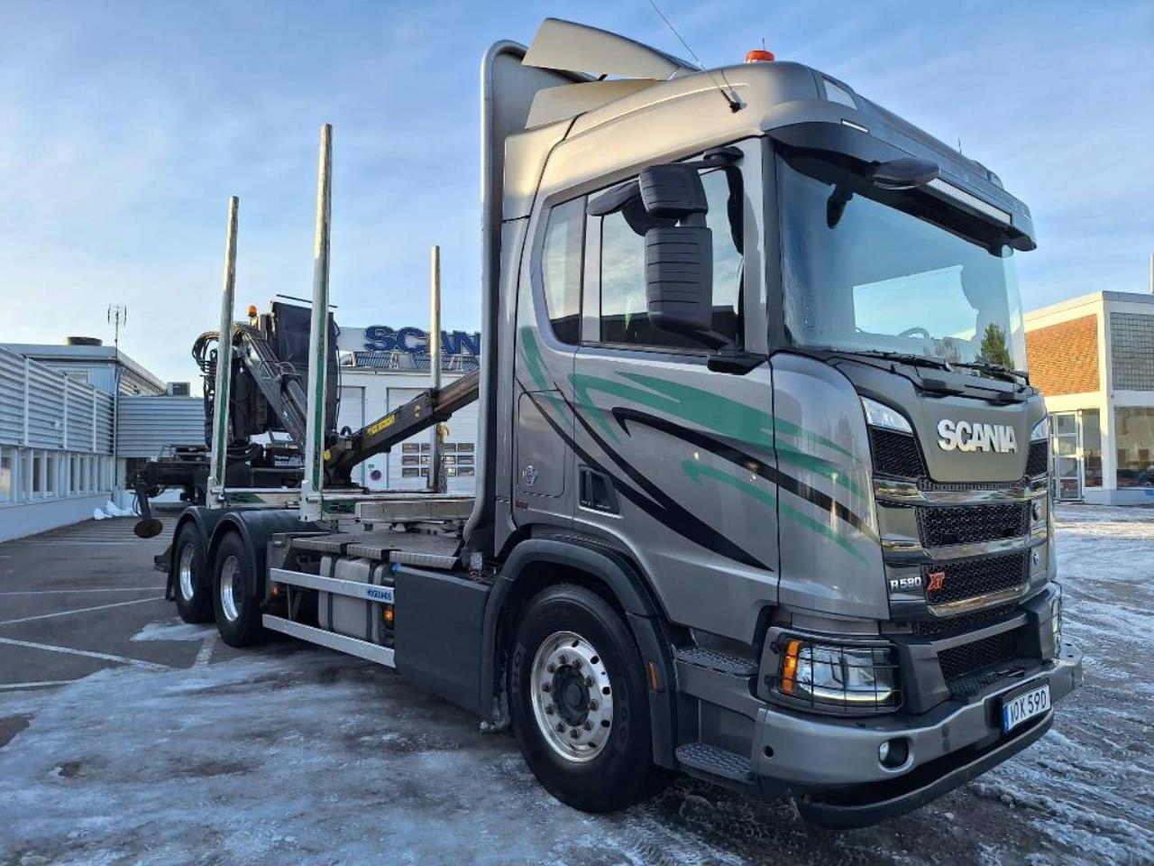 Scania R580 LB6x4 2000 - Timmer