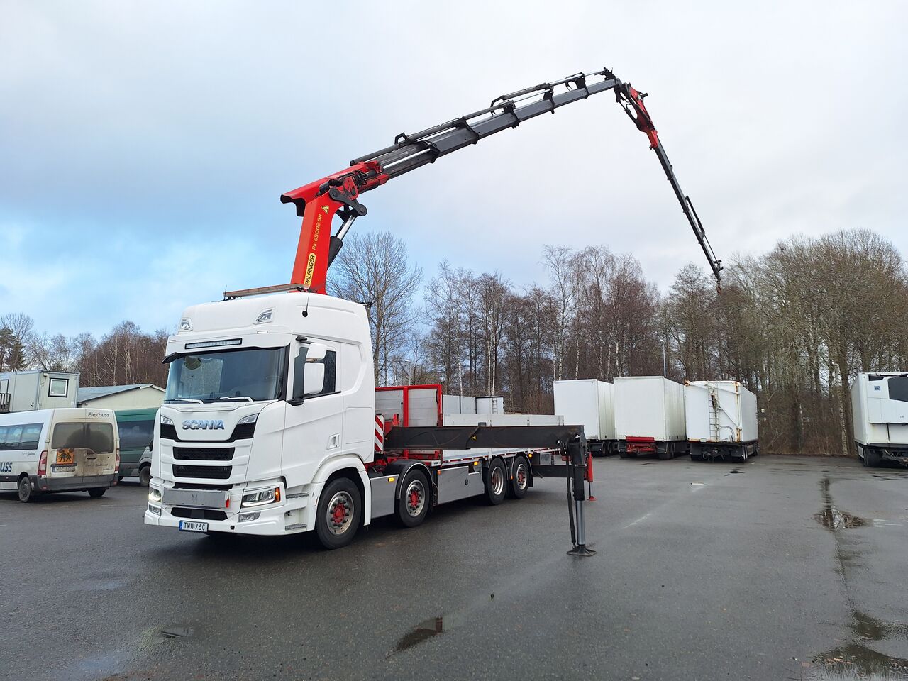 Scania R500 8x2 Flak/Kran 2019 - Kran