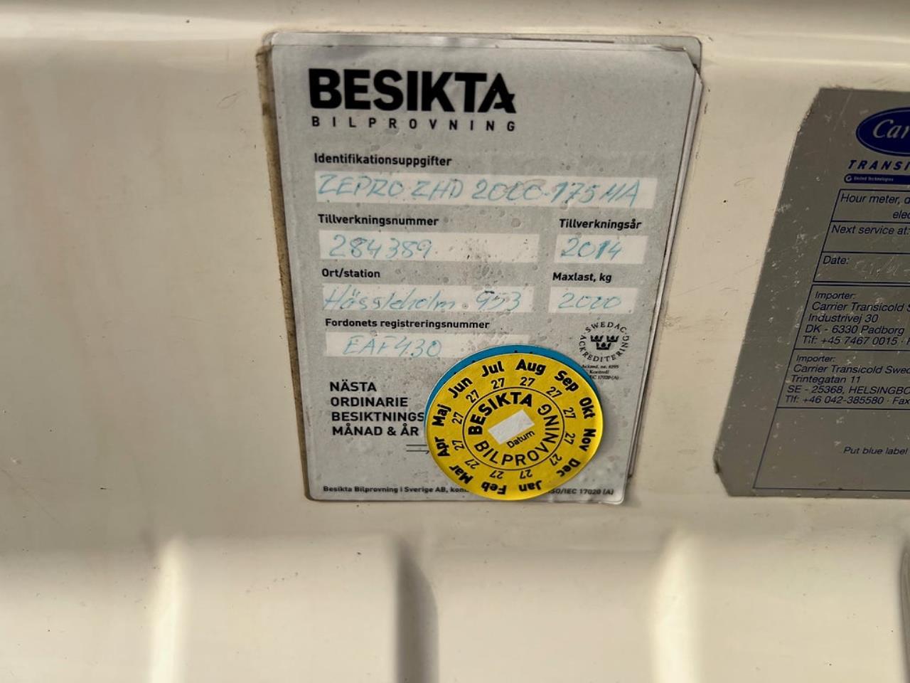 Scania R490 6x2*4 Kylbil / Frysbil 2 Zons, Euro 6 2014 - Sk&aring;p isolerat