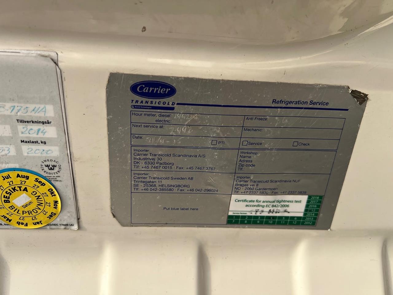 Scania R490 6x2*4 Kylbil / Frysbil 2 Zons, Euro 6 2014 - Sk&aring;p isolerat