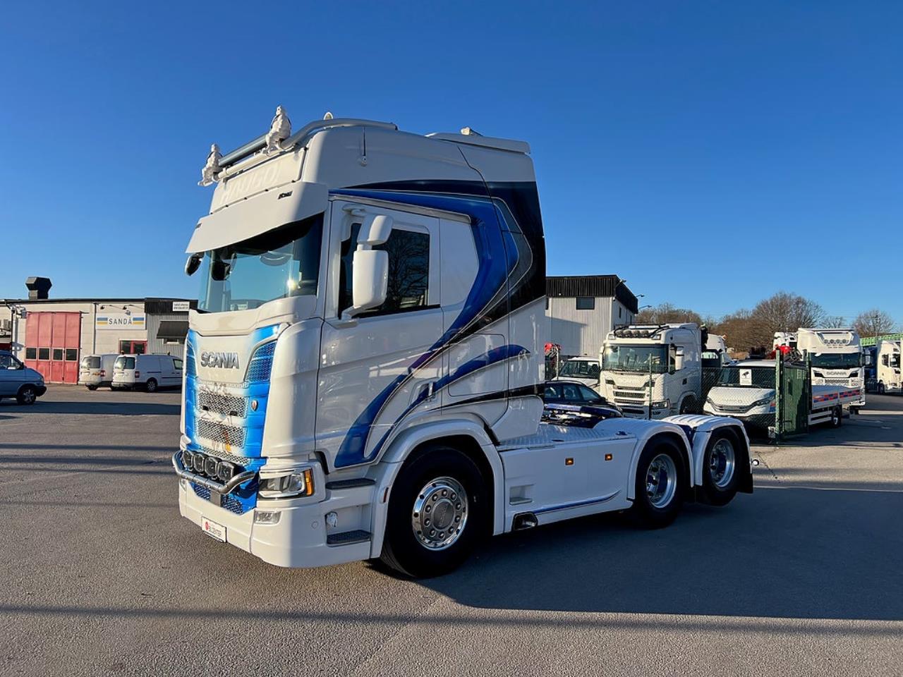 Scania R660 V8 6x4 Dragbil Tandem Lyftbar Axel  2022 - Dragbil