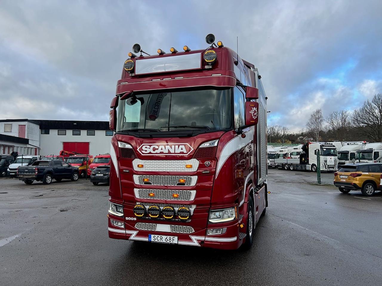 Scania S500 4x2 TMA Bil Sk&aring;p MaxiSign Online & Verdegro 2021 - Sk&aring;p