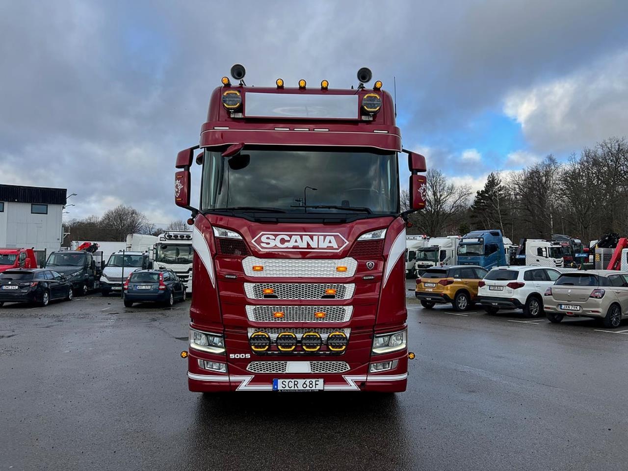 Scania S500 4x2 TMA Bil Sk&aring;p MaxiSign Online & Verdegro 2021 - Sk&aring;p