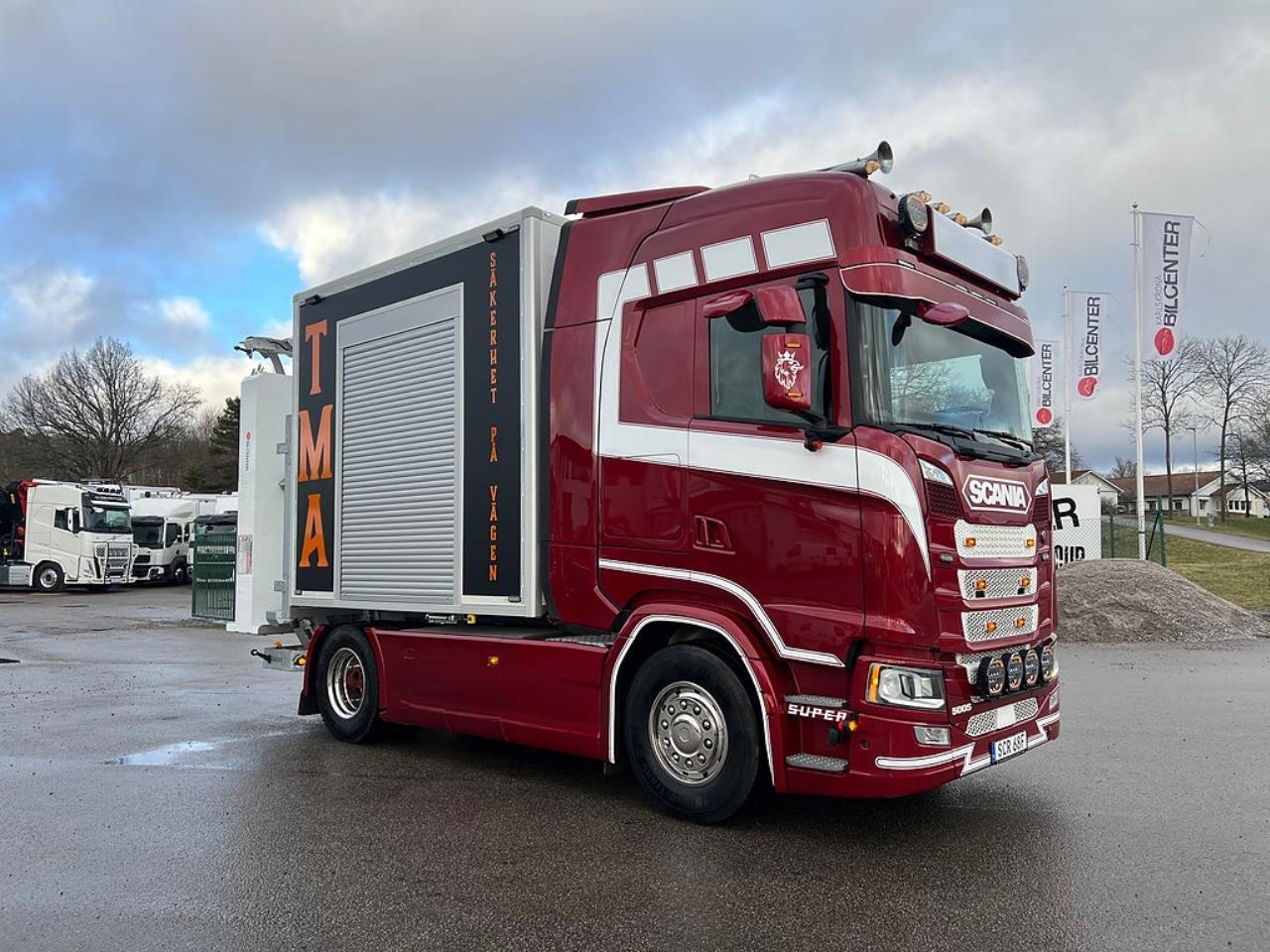 Scania S500 4x2 TMA Bil Sk&aring;p MaxiSign Online & Verdegro 2021 - Sk&aring;p