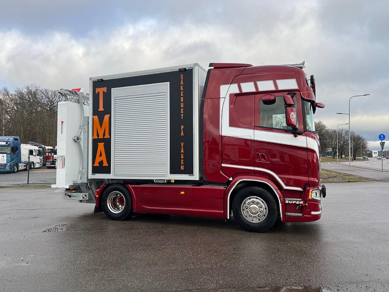 Scania S500 4x2 TMA Bil Sk&aring;p MaxiSign Online & Verdegro 2021 - Sk&aring;p