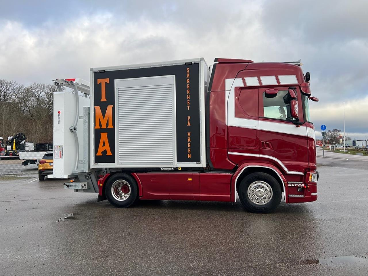 Scania S500 4x2 TMA Bil Sk&aring;p MaxiSign Online & Verdegro 2021 - Sk&aring;p