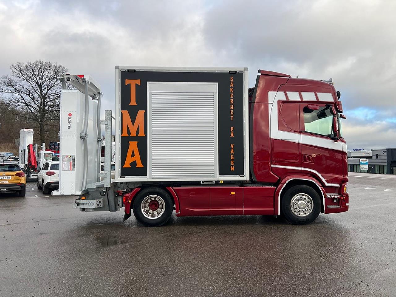 Scania S500 4x2 TMA Bil Sk&aring;p MaxiSign Online & Verdegro 2021 - Sk&aring;p