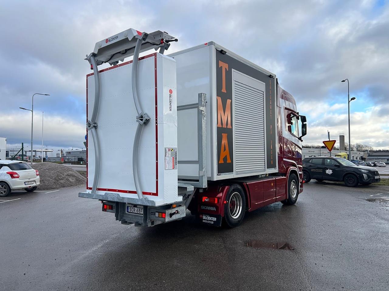 Scania S500 4x2 TMA Bil Sk&aring;p MaxiSign Online & Verdegro 2021 - Sk&aring;p