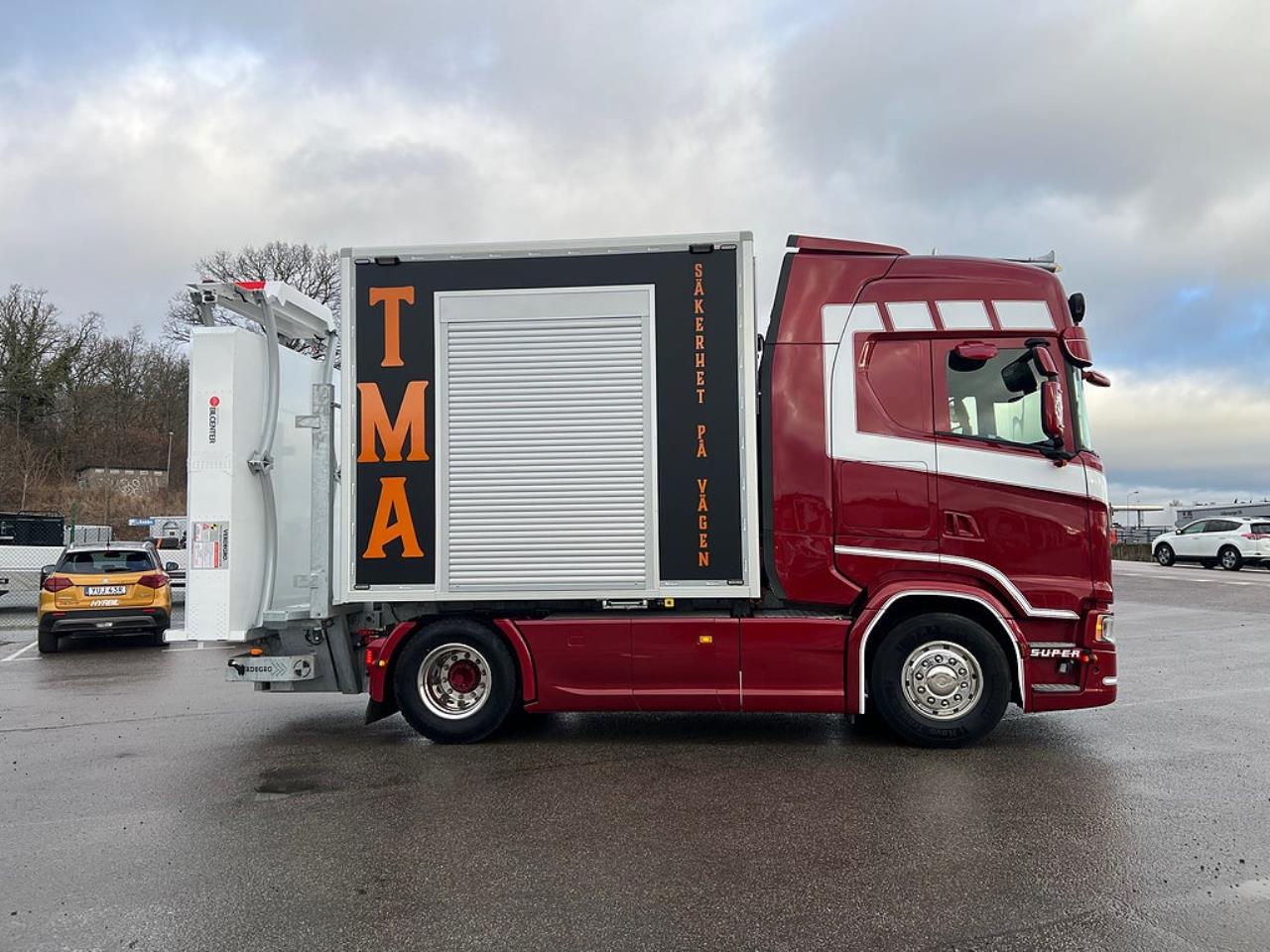 Scania S500 4x2 TMA Bil Sk&aring;p MaxiSign Online & Verdegro 2021 - Sk&aring;p