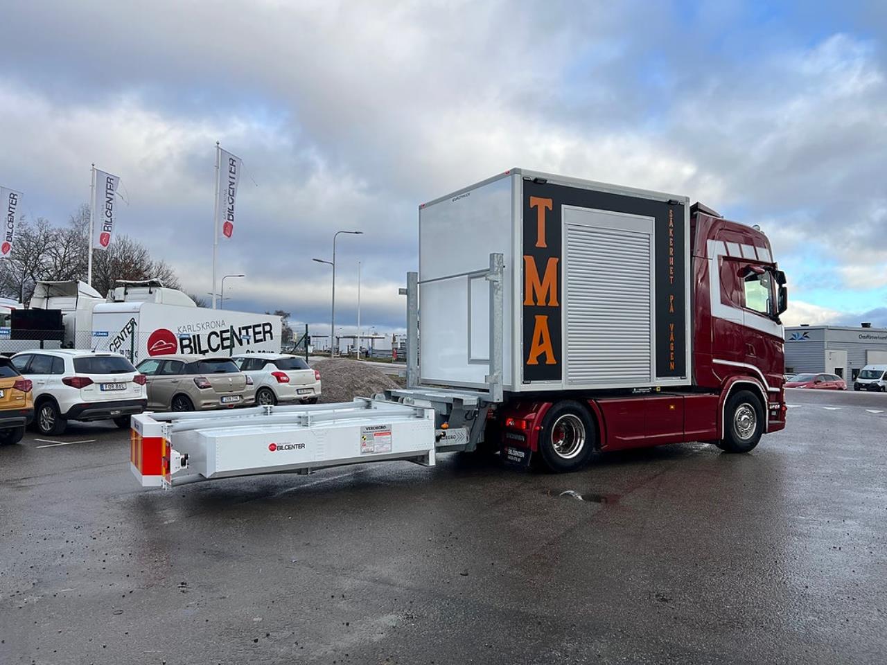 Scania S500 4x2 TMA Bil Sk&aring;p MaxiSign Online & Verdegro 2021 - Sk&aring;p