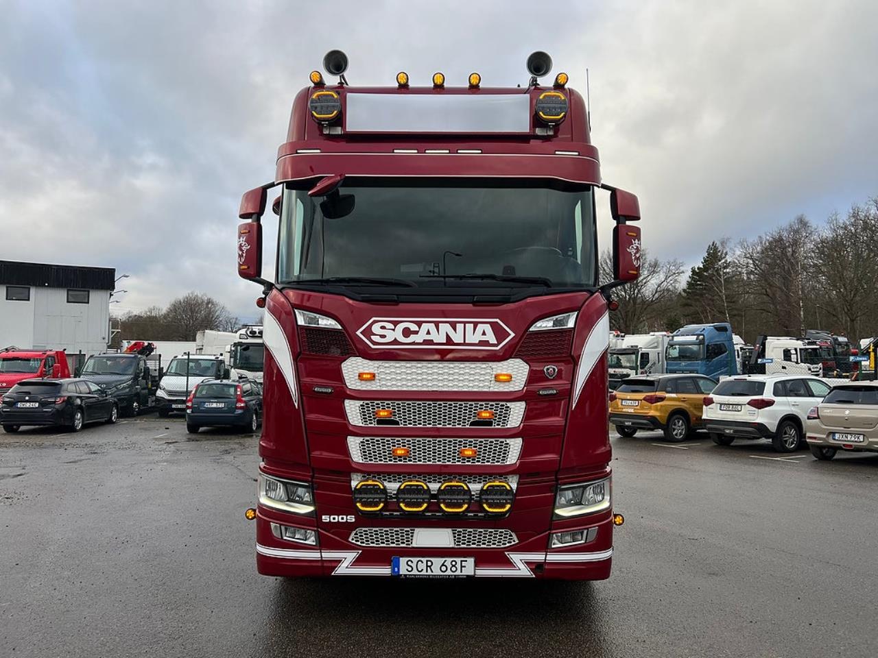 Scania S500 4x2 TMA Bil Sk&aring;p MaxiSign Online & Verdegro 2021 - Sk&aring;p