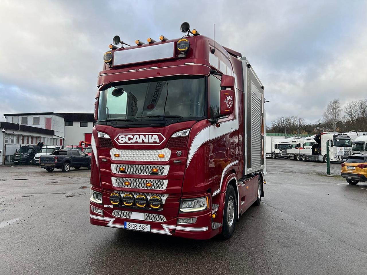 Scania S500 4x2 TMA Bil Sk&aring;p MaxiSign Online & Verdegro 2021 - Sk&aring;p