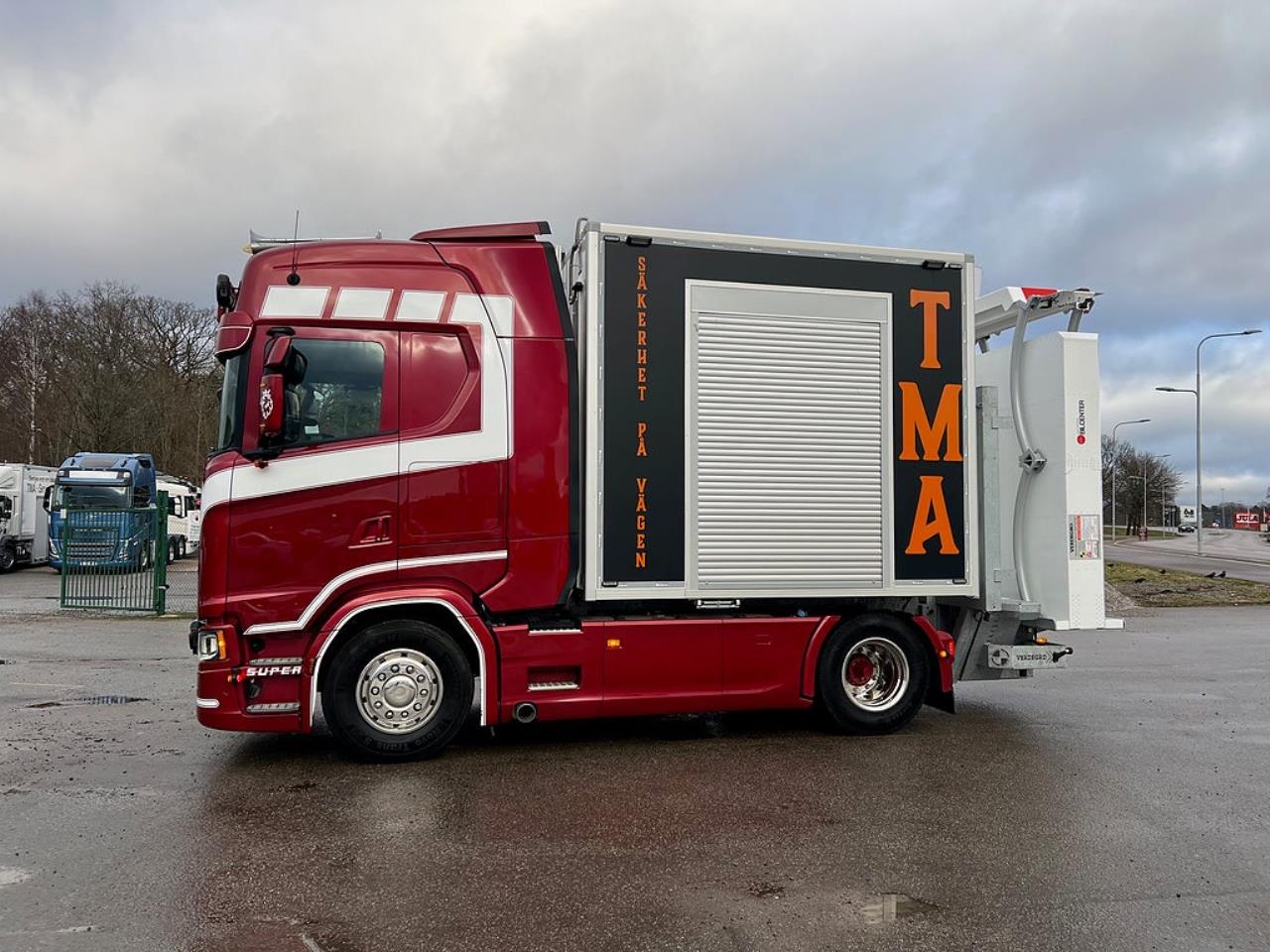 Scania S500 4x2 TMA Bil Sk&aring;p MaxiSign Online & Verdegro 2021 - Sk&aring;p