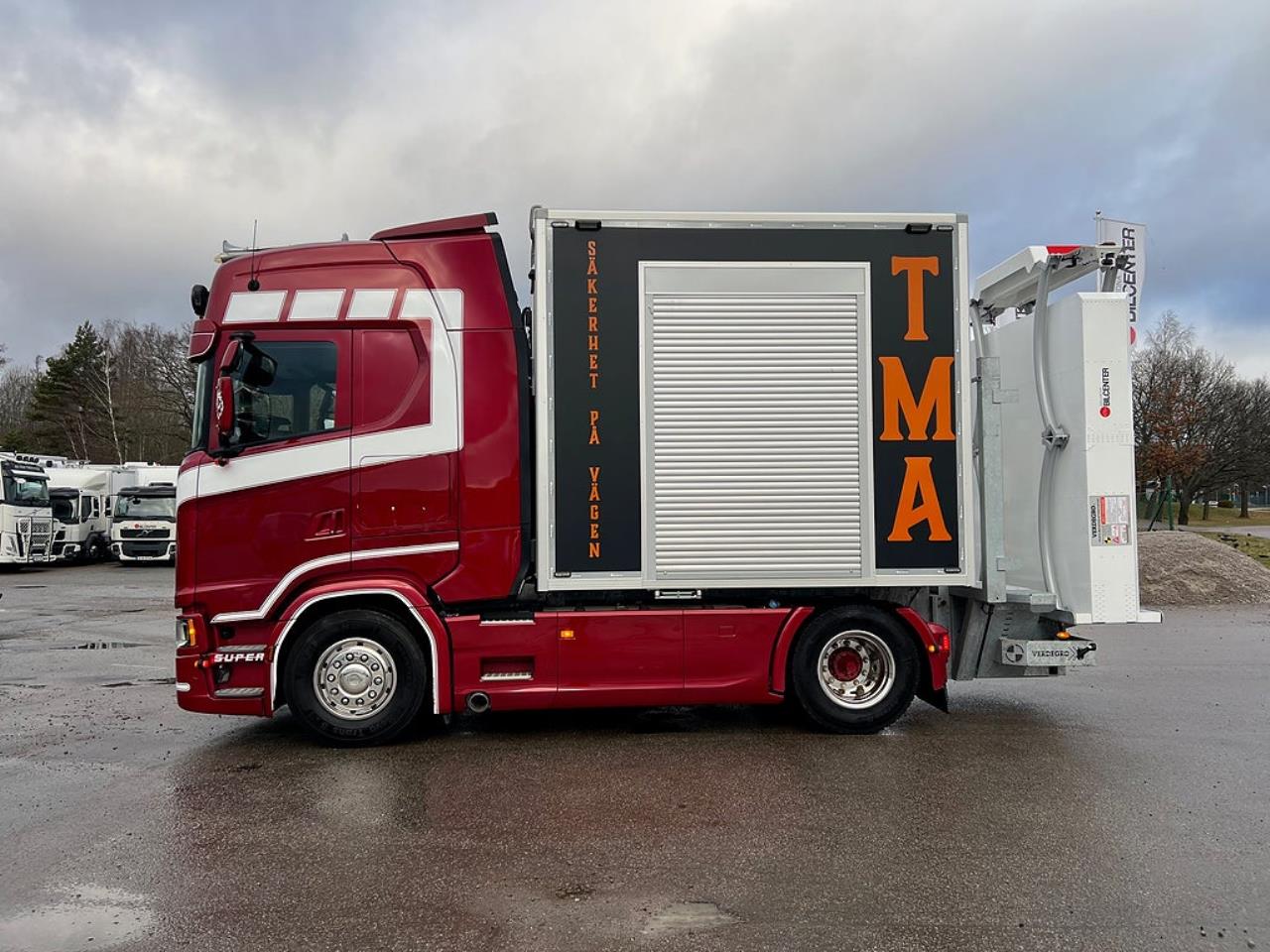 Scania S500 4x2 TMA Bil Sk&aring;p MaxiSign Online & Verdegro 2021 - Sk&aring;p