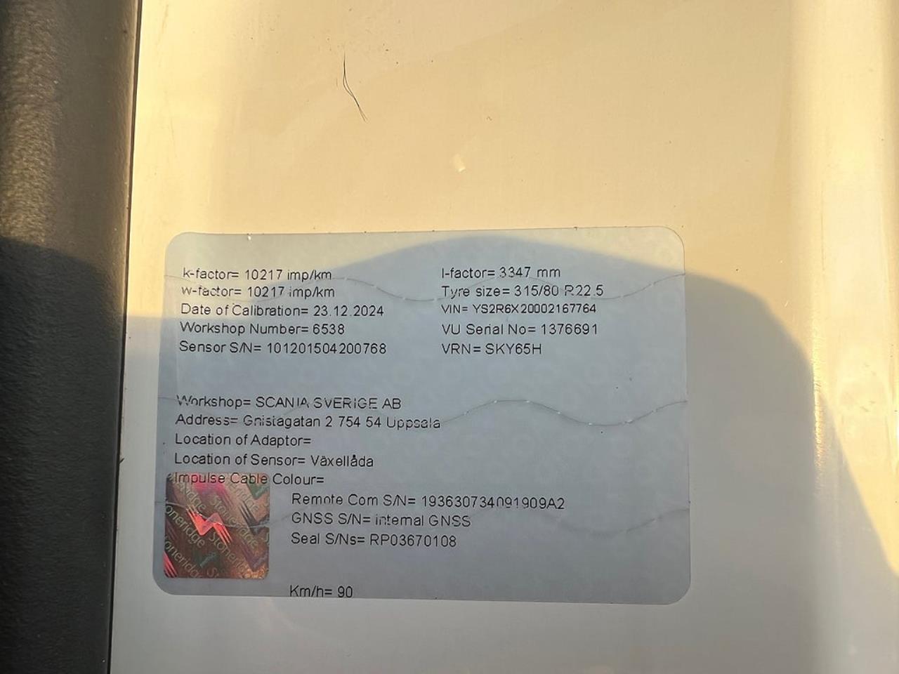 Scania R580 6x2*4 Lastv&auml;xlare, HyCover, Euro 6  2020 - Krok/Lastv&auml;xlare