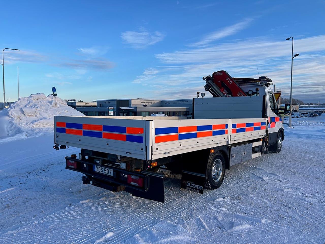 Iveco Daily 72C17 4x2 Kranbil MKT Extra Utrustning Euro 6 2017 - Kran