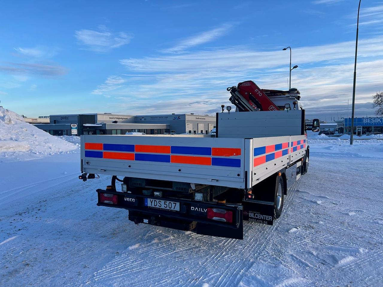 Iveco Daily 72C17 4x2 Kranbil MKT Extra Utrustning Euro 6 2017 - Kran