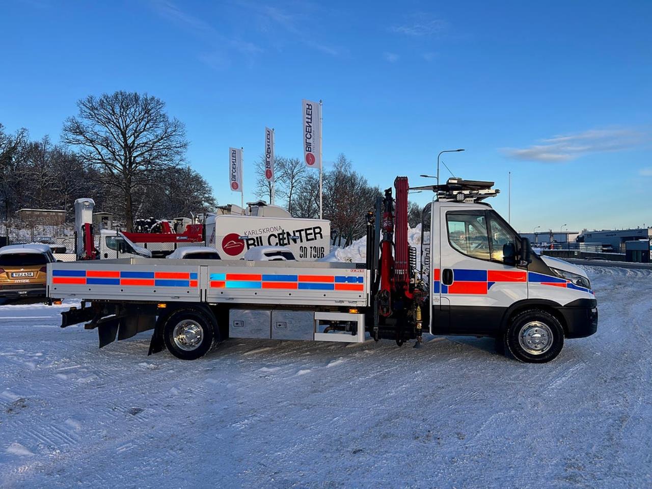 Iveco Daily 72C17 4x2 Kranbil MKT Extra Utrustning Euro 6 2017 - Kran