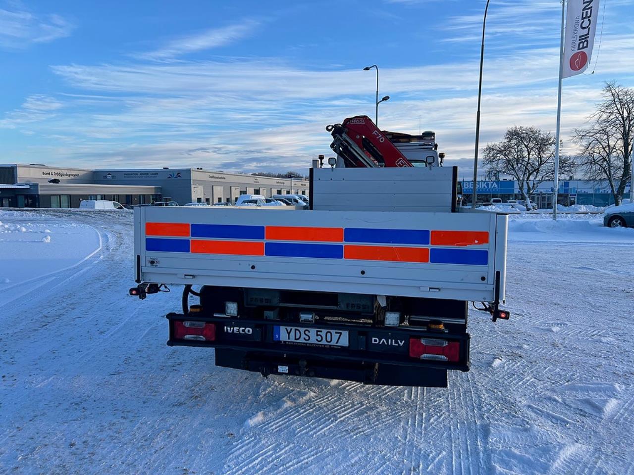 Iveco Daily 72C17 4x2 Kranbil MKT Extra Utrustning Euro 6 2017 - Kran