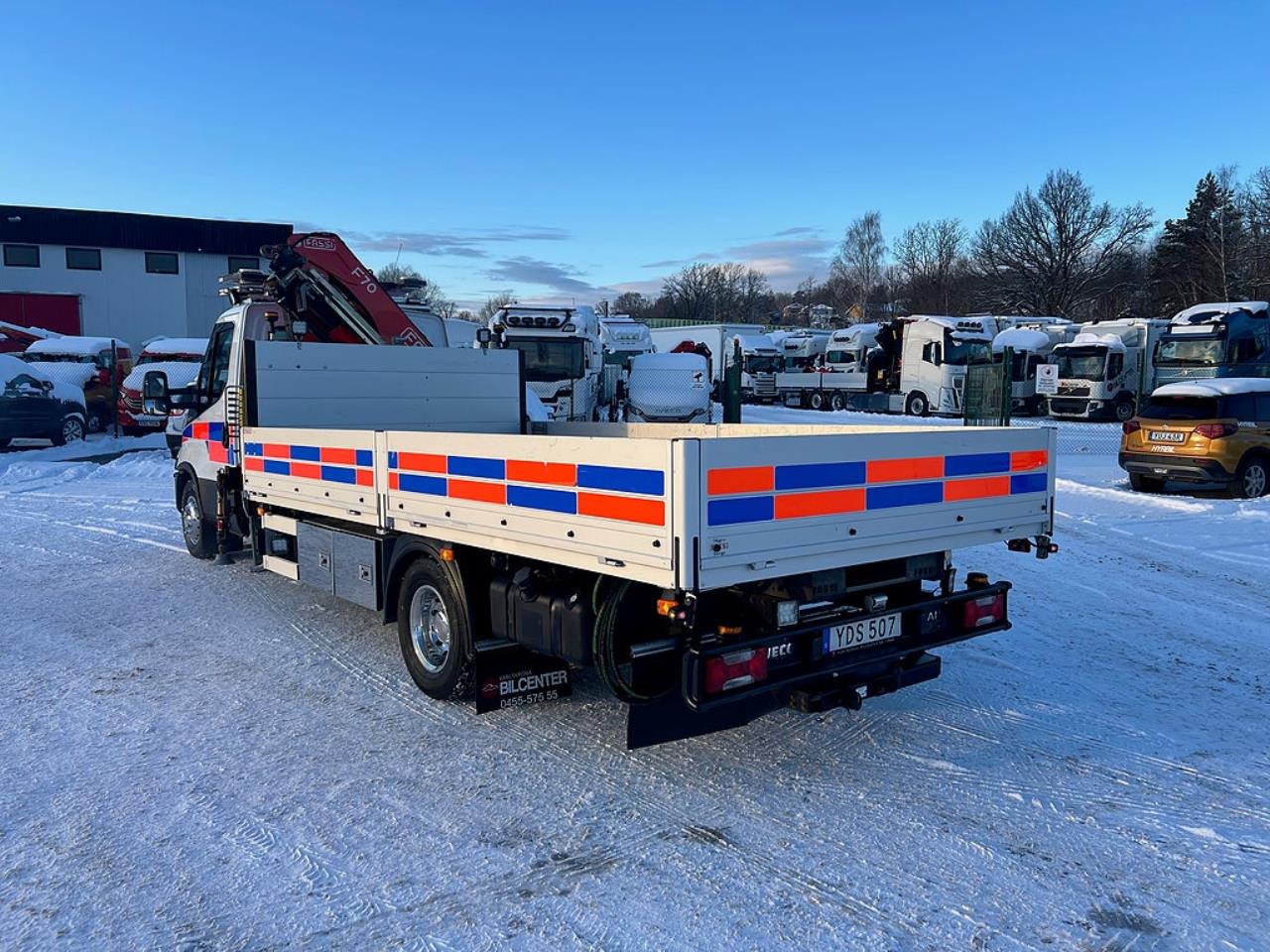 Iveco Daily 72C17 4x2 Kranbil MKT Extra Utrustning Euro 6 2017 - Kran