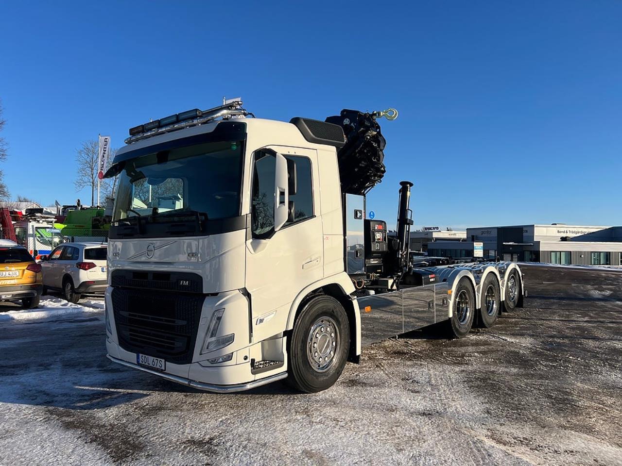 Volvo FM13 500 8x4*4 Tridem Kranv&auml;xlare Hiab 302 2023 - Kran