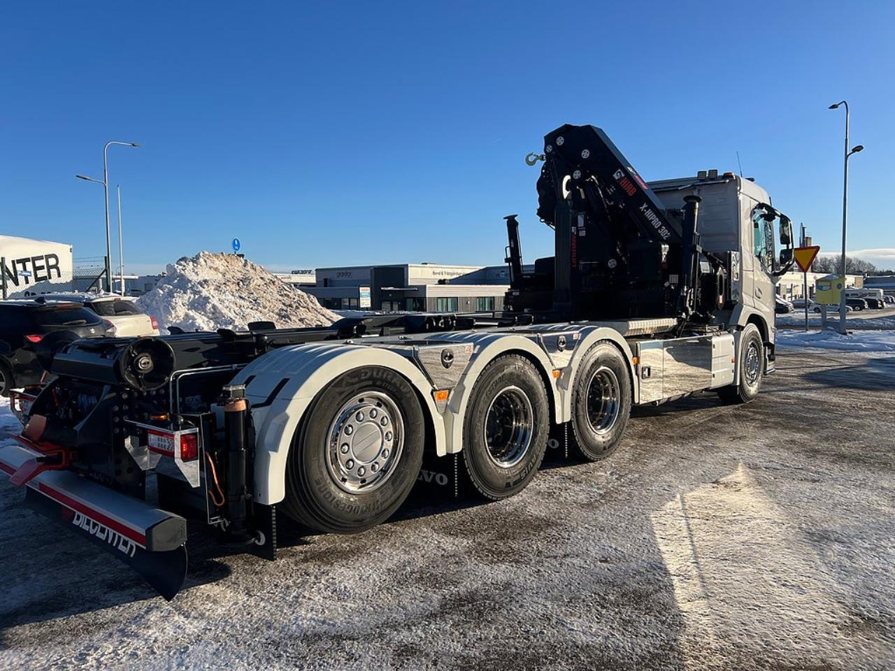 Volvo FM13 500 8x4*4 Tridem Kranv&auml;xlare Hiab 302 2023 - Kran