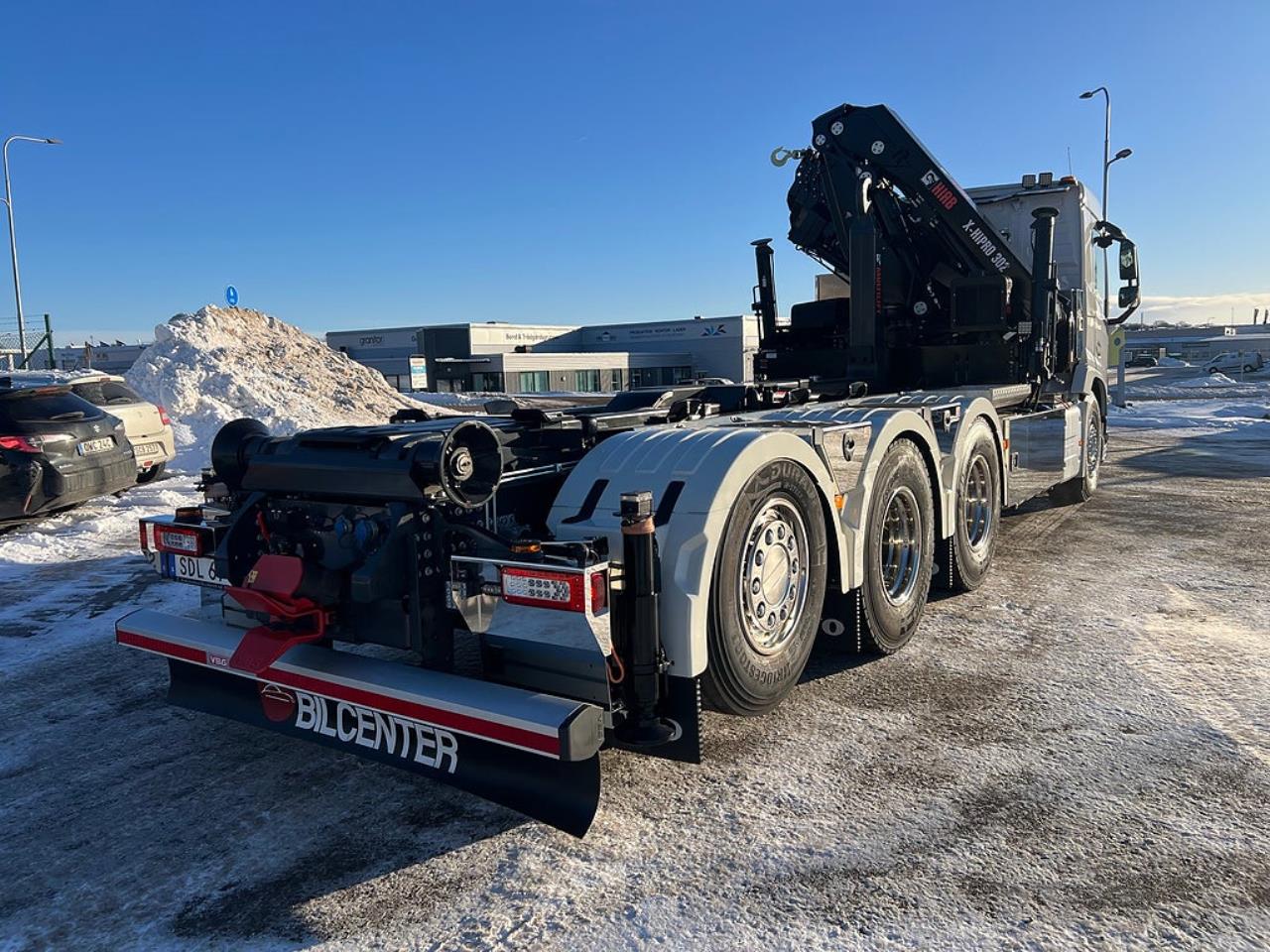 Volvo FM13 500 8x4*4 Tridem Kranv&auml;xlare Hiab 302 2023 - Kran