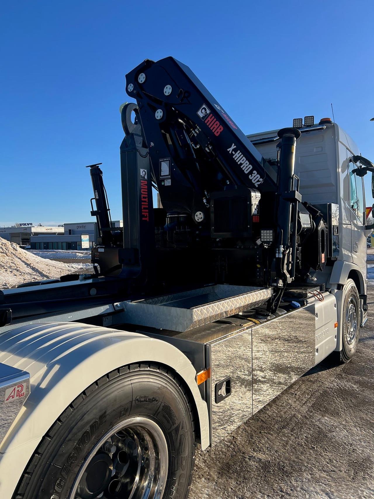 Volvo FM13 500 8x4*4 Tridem Kranv&auml;xlare Hiab 302 2023 - Kran