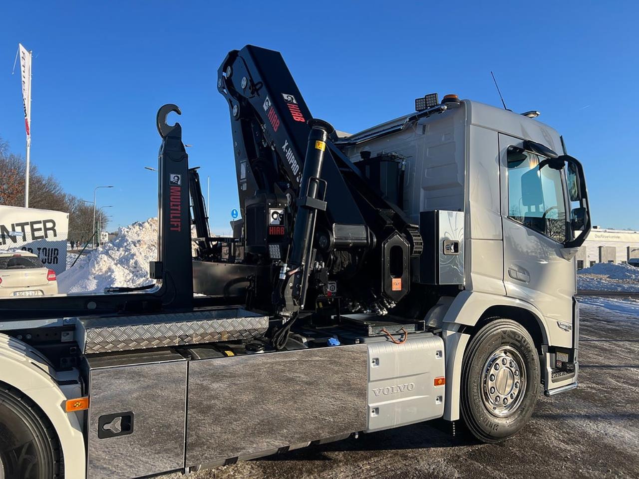 Volvo FM13 500 8x4*4 Tridem Kranv&auml;xlare Hiab 302 2023 - Kran