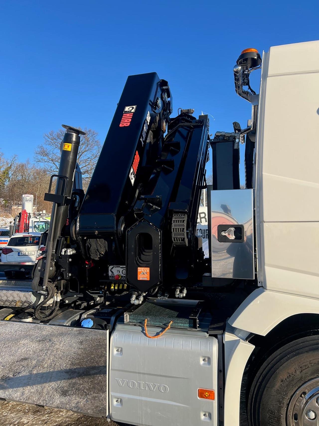 Volvo FM13 500 8x4*4 Tridem Kranv&auml;xlare Hiab 302 2023 - Kran