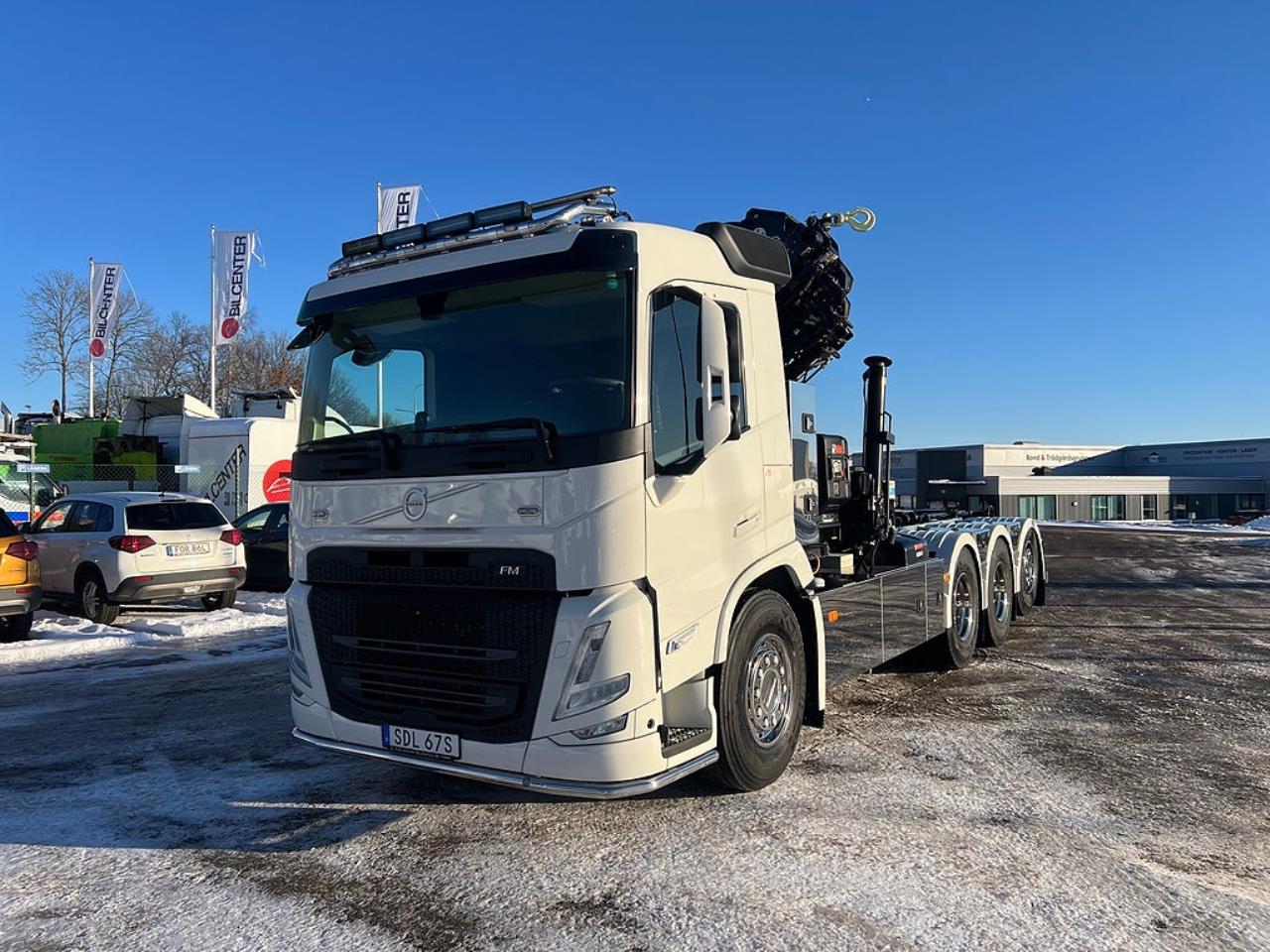 Volvo FM13 500 8x4*4 Tridem Kranv&auml;xlare Hiab 302 2023 - Kran