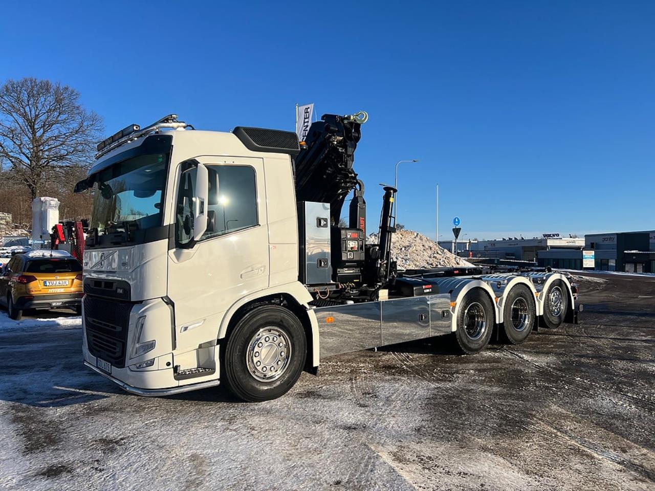 Volvo FM13 500 8x4*4 Tridem Kranv&auml;xlare Hiab 302 2023 - Kran