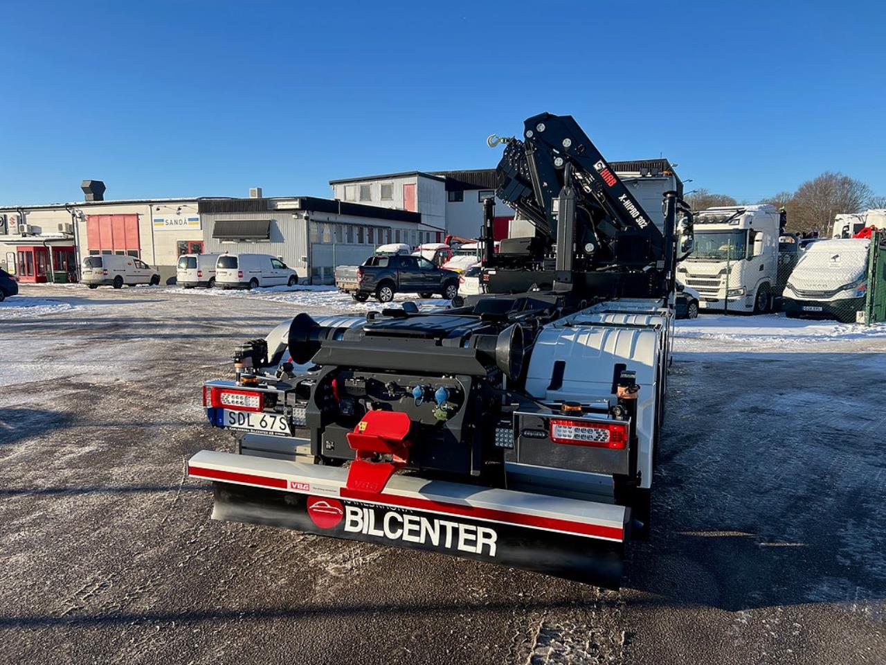 Volvo FM13 500 8x4*4 Tridem Kranv&auml;xlare Hiab 302 2023 - Kran