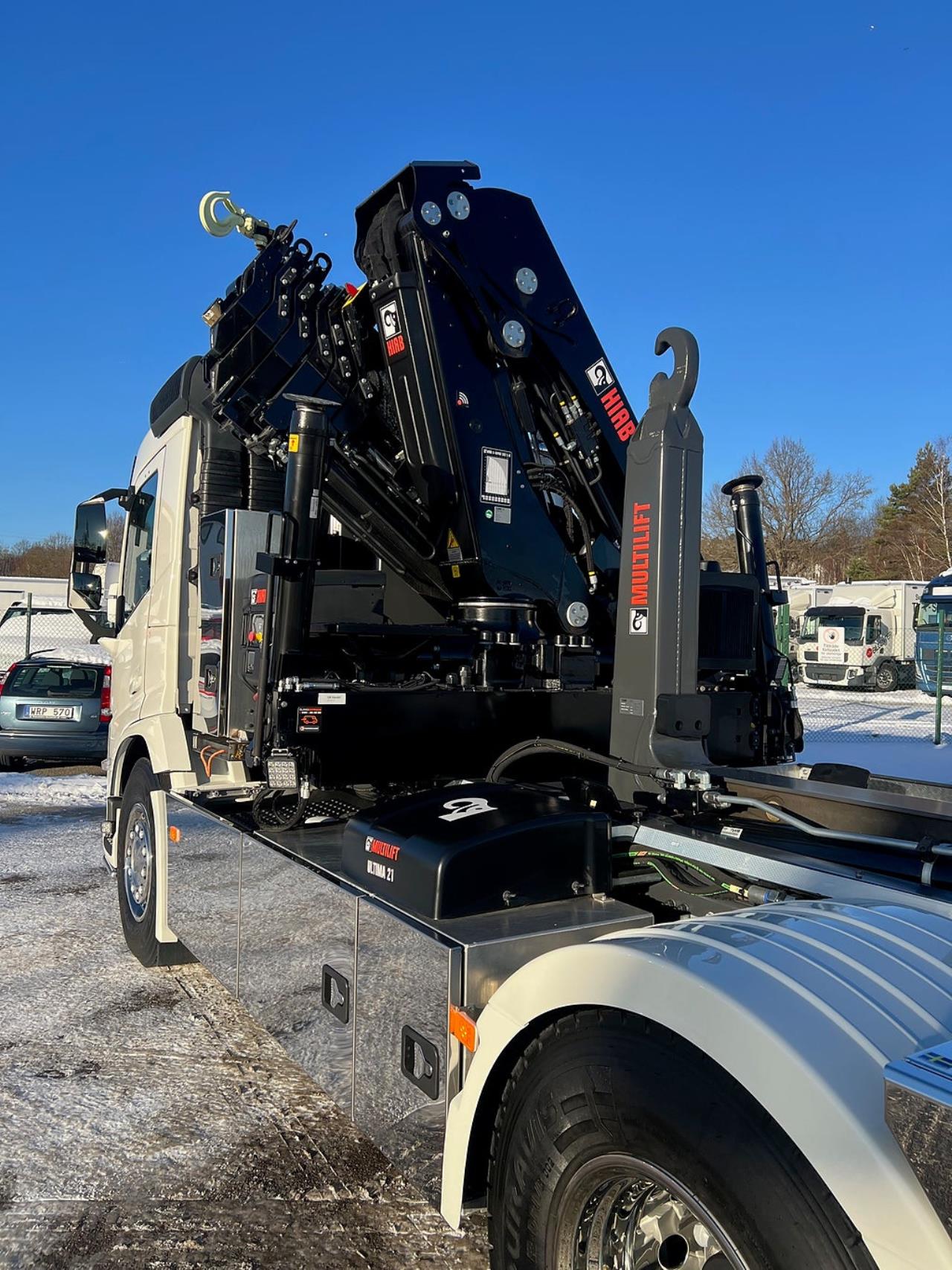 Volvo FM13 500 8x4*4 Tridem Kranv&auml;xlare Hiab 302 2023 - Kran