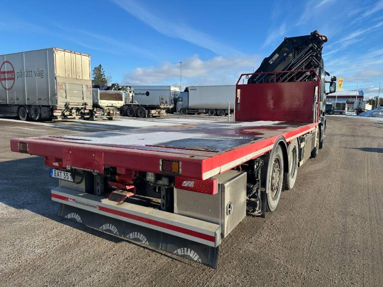 Scania R520 Kranbil Bodbil HIAB 855E-8 HIPRO 2014 - Kran