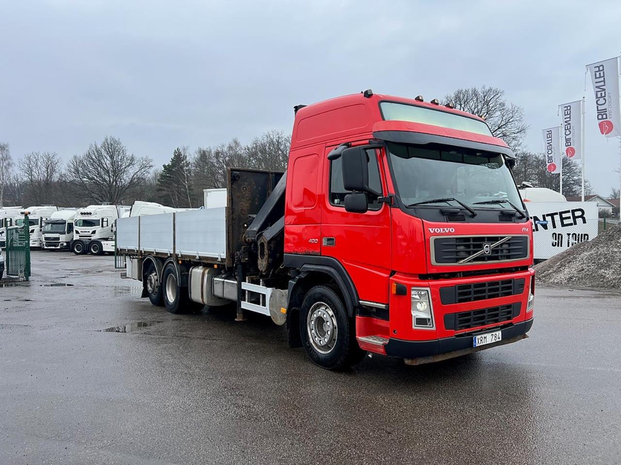 Volvo FM 400 6x2*4 Br&auml;dg&aring;rdsbil Kranbil Hiab 244E-7 Kran 2006 - Kran