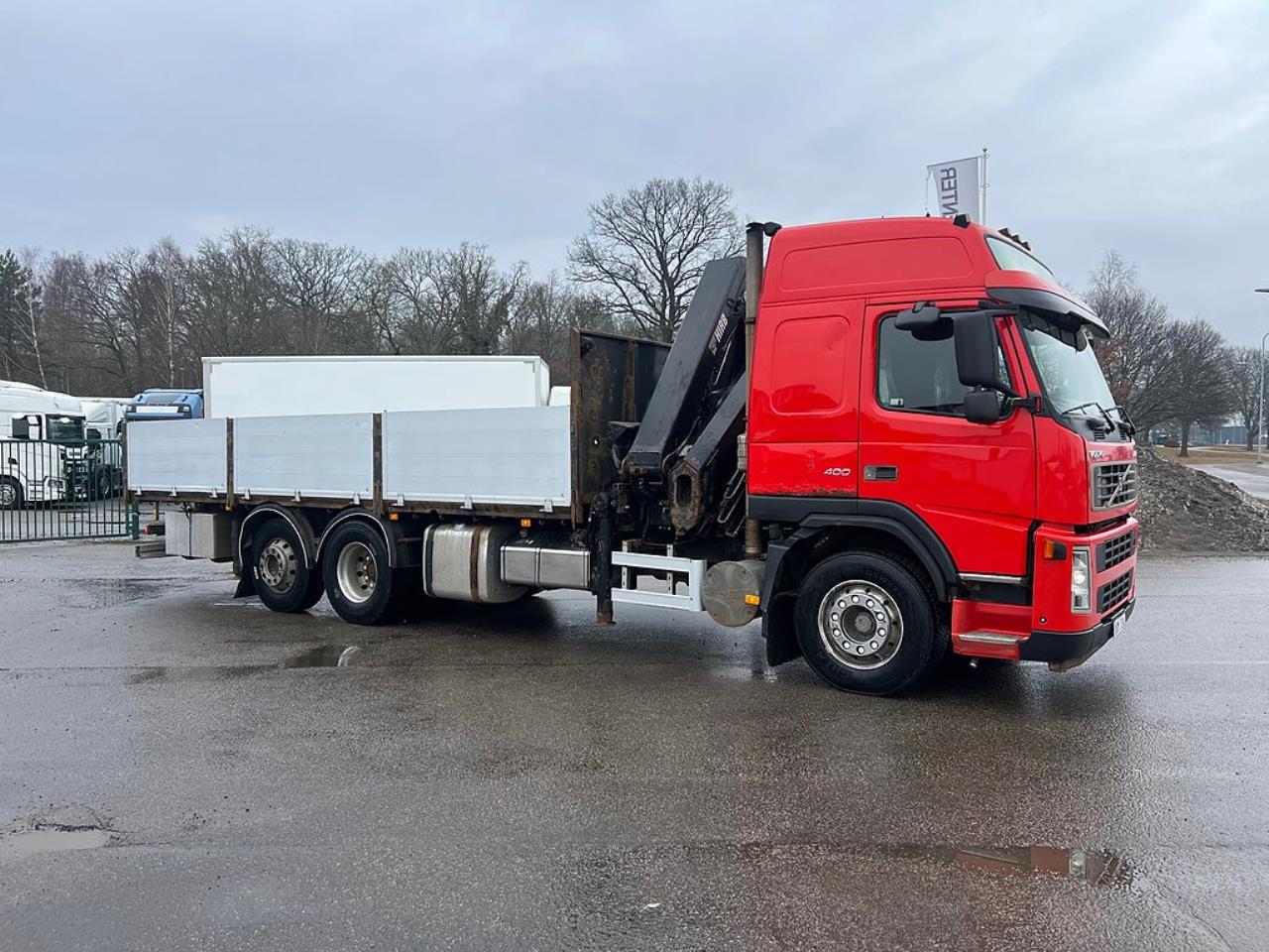 Volvo FM 400 6x2*4 Br&auml;dg&aring;rdsbil Kranbil Hiab 244E-7 Kran 2006 - Kran