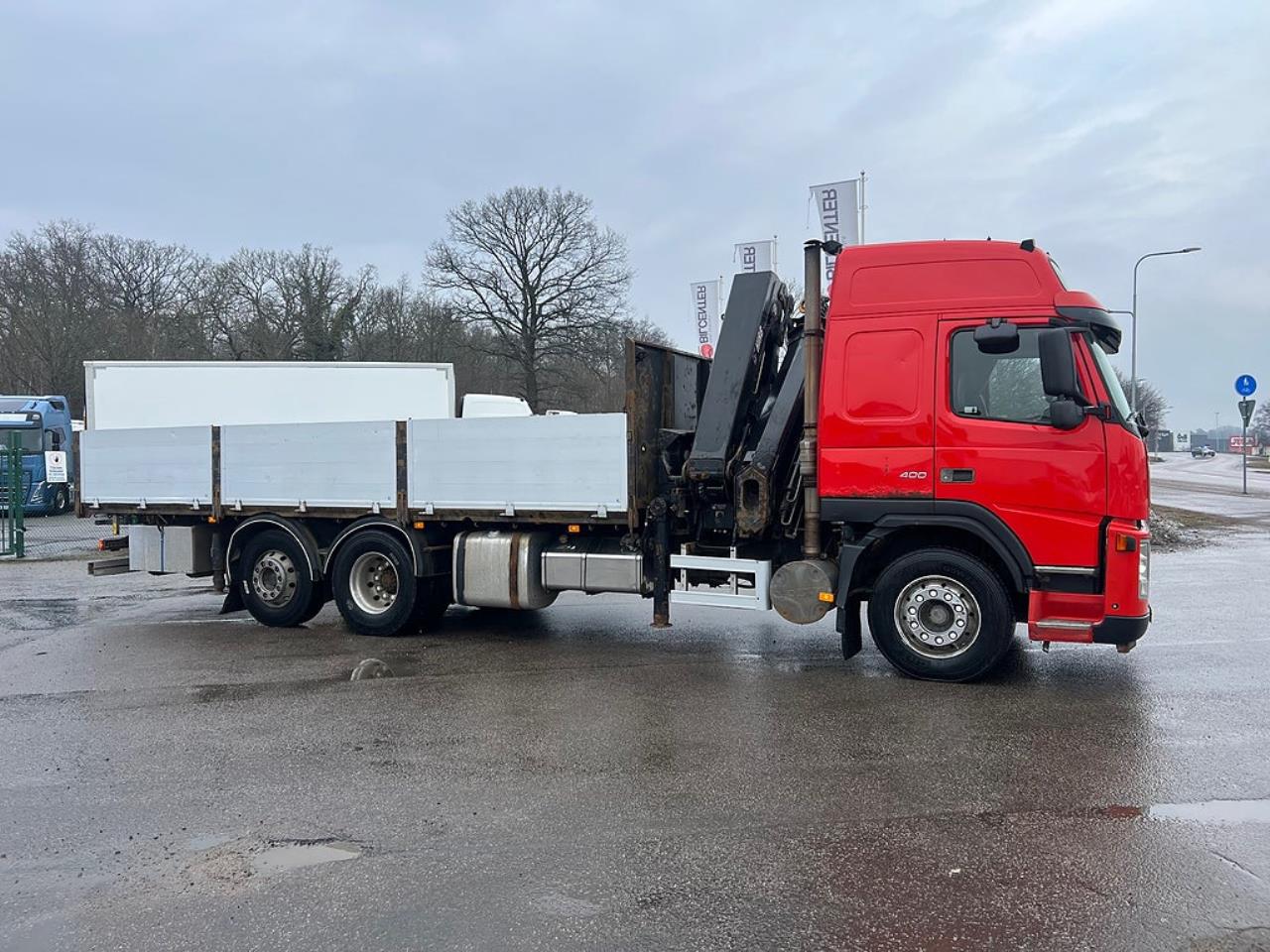 Volvo FM 400 6x2*4 Br&auml;dg&aring;rdsbil Kranbil Hiab 244E-7 Kran 2006 - Kran