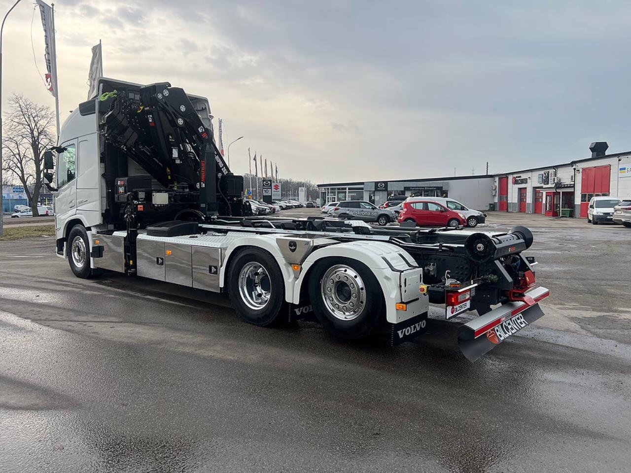 Volvo FM13 500 6x2*4 Kranv&auml;xlare Hiab Kran Komplett Skopa & Flak 2024 - Kran