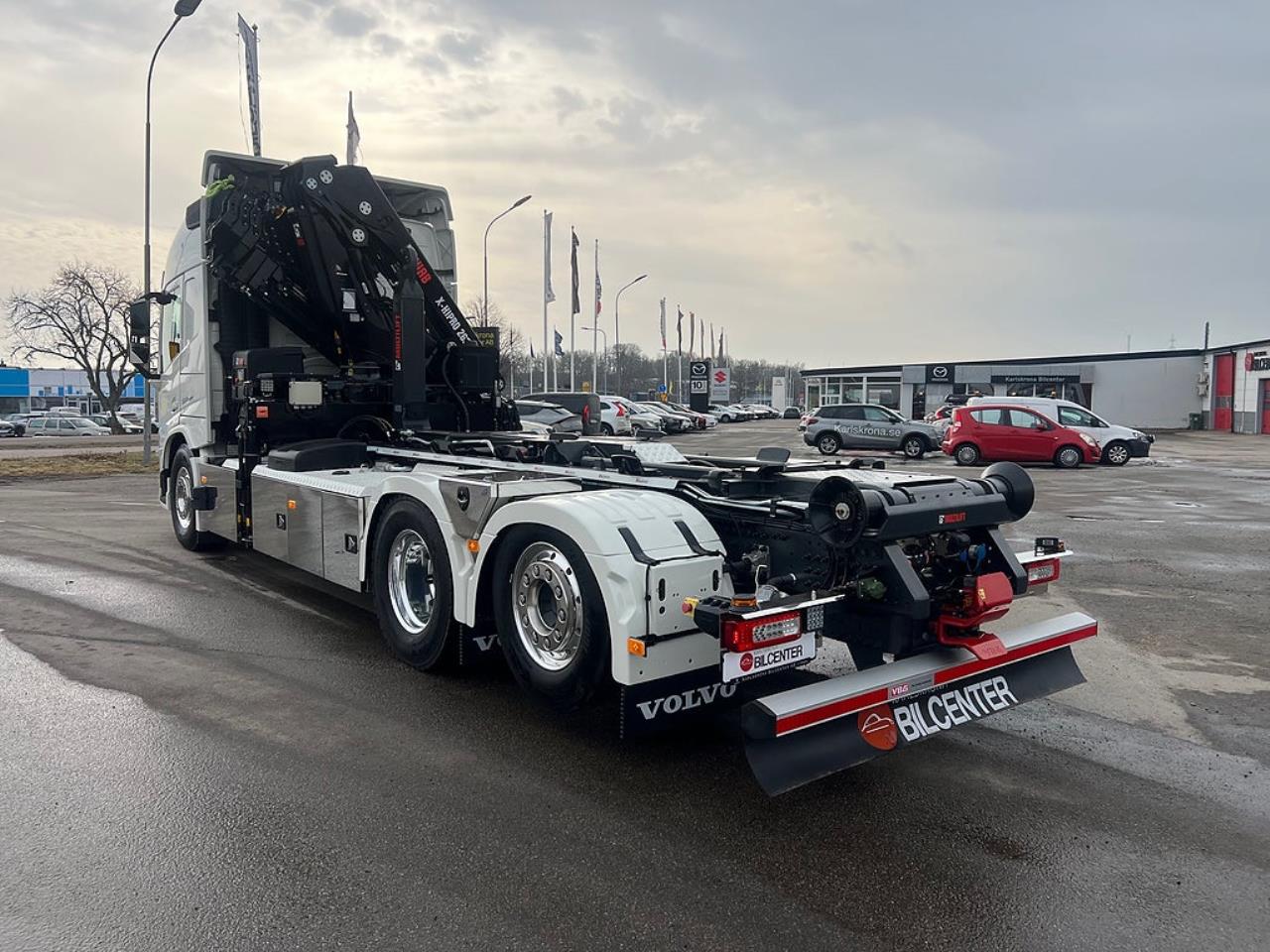 Volvo FM13 500 6x2*4 Kranv&auml;xlare Hiab Kran Komplett Skopa & Flak 2024 - Kran