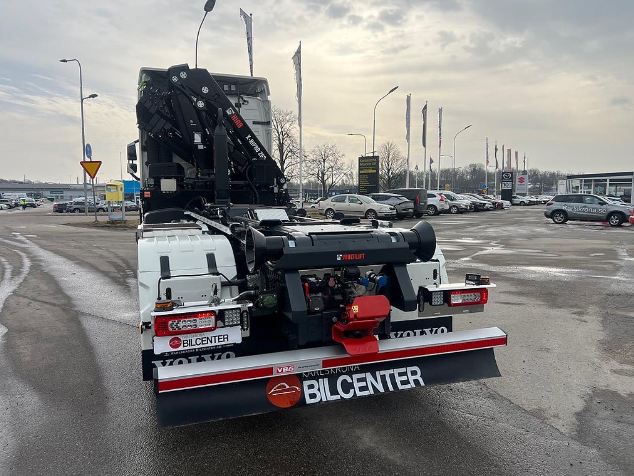 Volvo FM13 500 6x2*4 Kranv&auml;xlare Hiab Kran Komplett Skopa & Flak 2024 - Kran