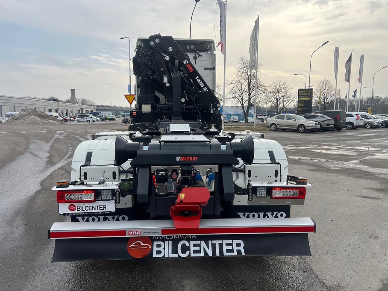 Volvo FM13 500 6x2*4 Kranv&auml;xlare Hiab Kran Komplett Skopa & Flak 2024 - Kran